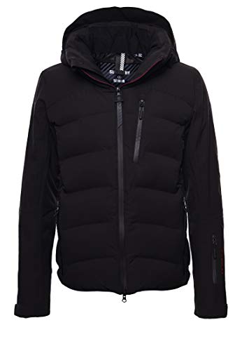 Superdry Damen Motion Pro PufferJacke, Schwarz, M (40 EU) von Superdry