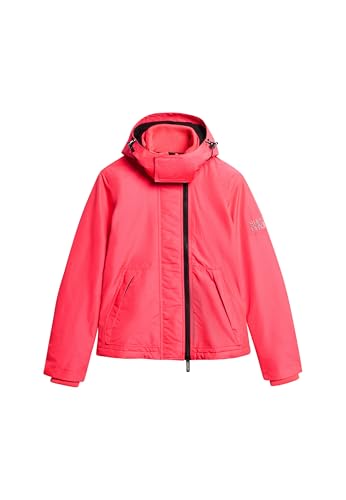 Superdry Damen Mountain Windjacke mit Kapuze Hyper Feuer Pink 42 von Superdry