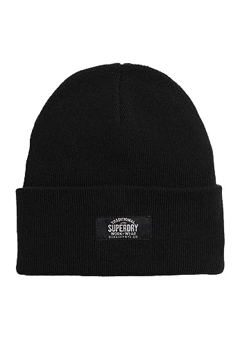Superdry Damen Gorros Baseballkappe, Schwarz (New Jet Black), One Size von Superdry