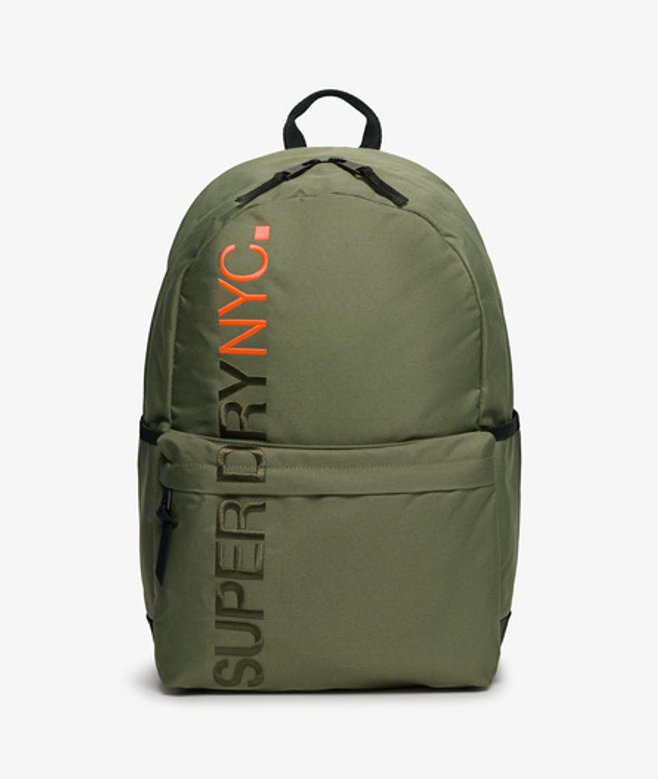 Superdry Damen Grün Nyc Montana Rucksack Logo Druck, Größe: Einheitsgröße von Superdry