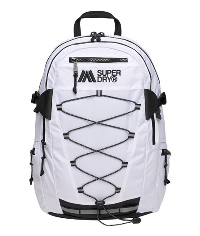 Superdry Damen Outdoor 28L Rucksack White - Größe: 1Größe von Superdry