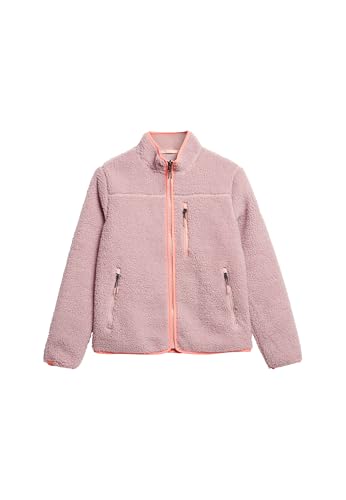 Superdry Damen Outdoor Fleecejacke mit durchgehendem Reißverschluss Altrosa 34 von Superdry