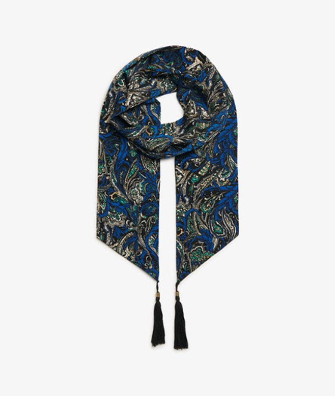 Superdry Damen Paisley-schal Marineblau - Größe: 1Größe von Superdry