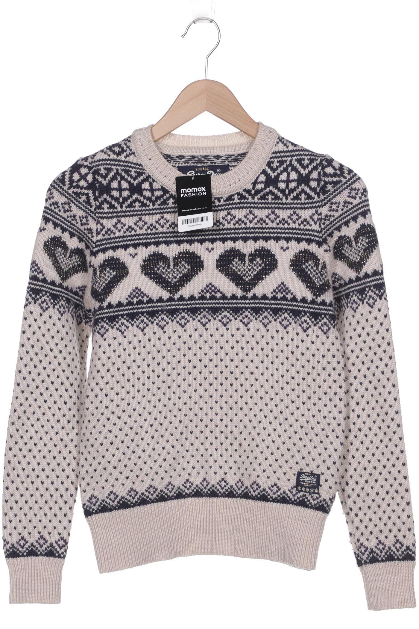 Superdry Damen Pullover, beige von Superdry