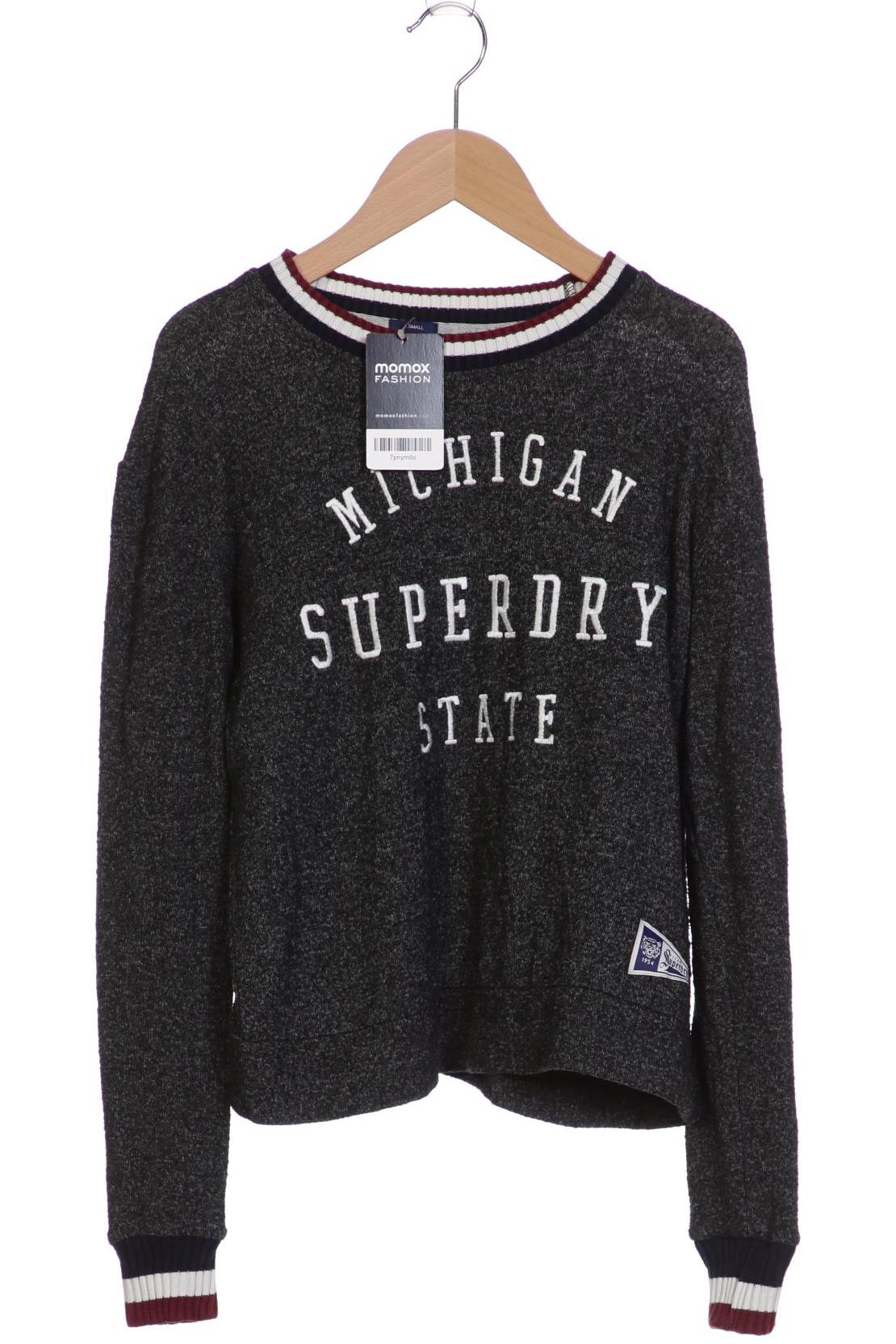 Superdry Damen Pullover, grau, Gr. 34 von Superdry