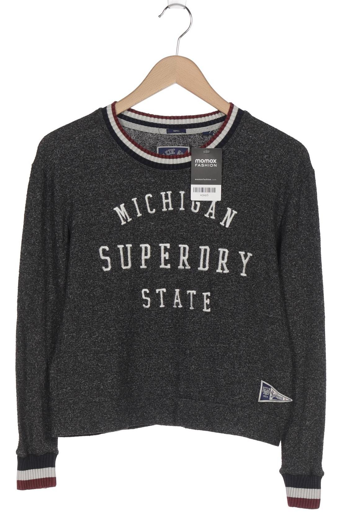 Superdry Damen Pullover, grau, Gr. 36 von Superdry