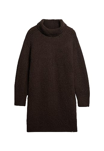 Superdry Damen Pullover Kleid, braun (Coffee Bean Brown), 38 von Superdry