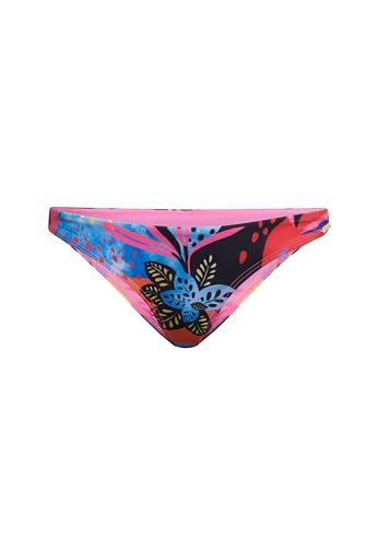 Superdry Damen Raffiniertes Bikinihöschen mit tropischem Print Blau Tropisch 42 von Superdry