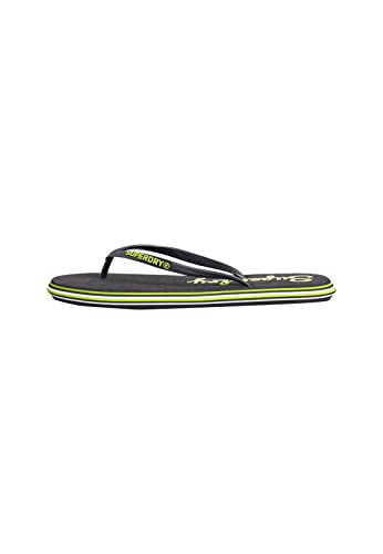 Superdry Damen Rainbow Sleek FLIP Flop Zehentrenner, Gelb (Neon Yellow 24k) von Superdry