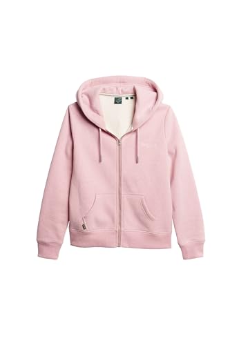 Superdry Damen Reißverschluss Sweatshirt, Rosa (La Soft Pink Marl), 36 von Superdry