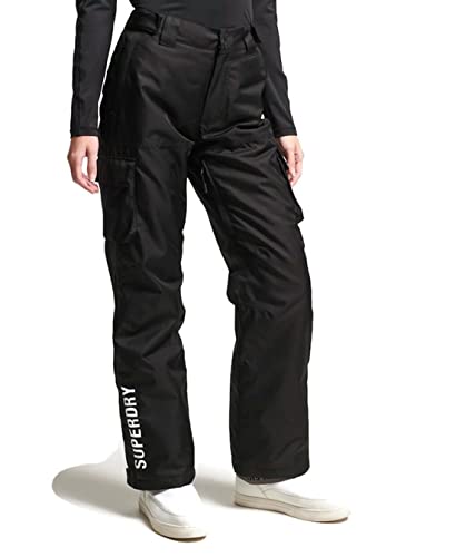 Superdry Damen Rescue Hose Schwarz 38 von Superdry