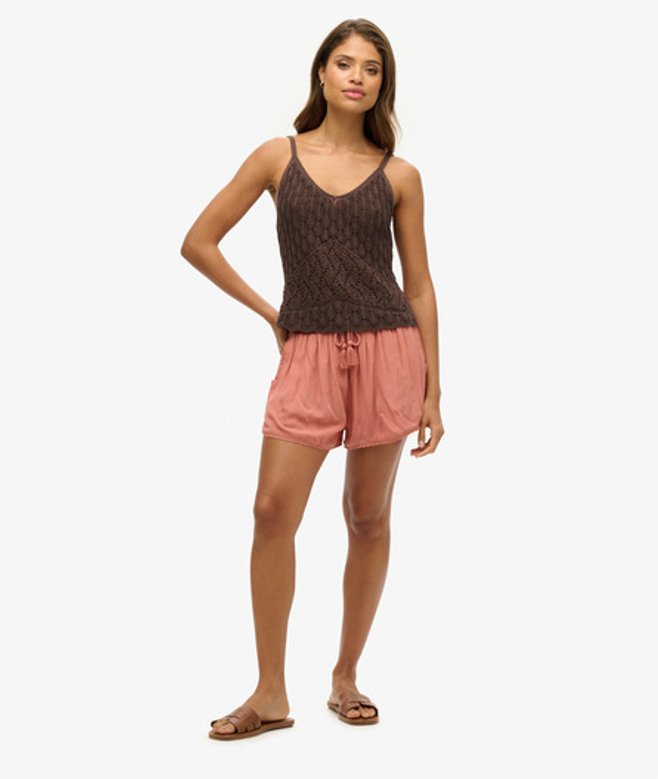 Superdry Damen Rosa Beach Shorts, Größe: 44 von Superdry