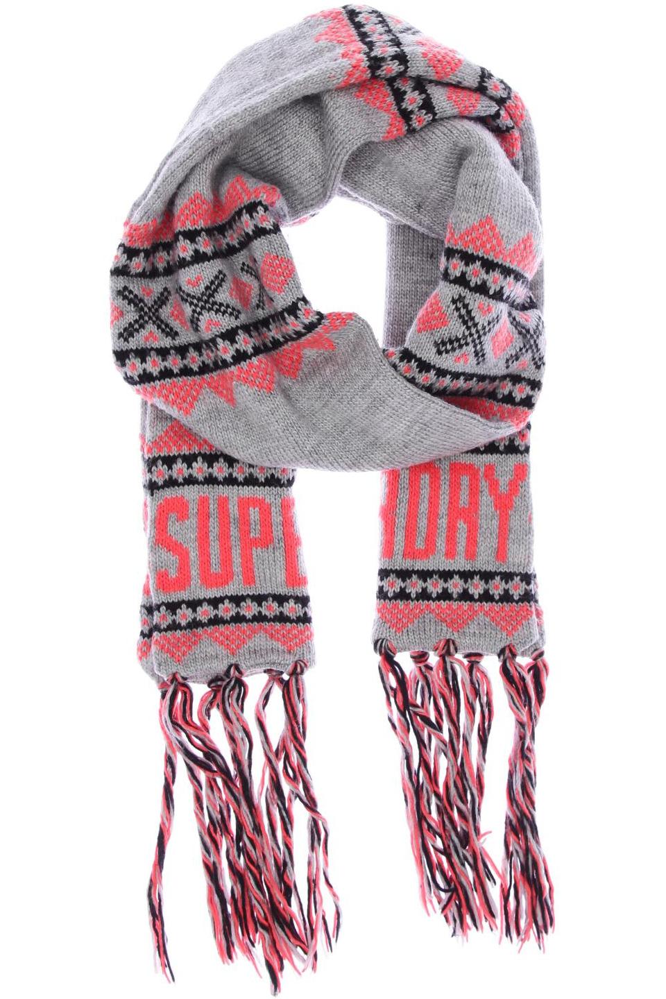 Superdry Damen Schal, grau von Superdry