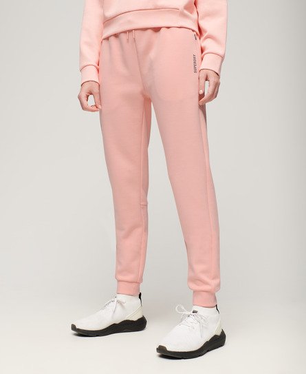 Superdry Damen Schmal Geschnittene Sports Tech Jogginghosen Pink - Größe: 38 von Superdry