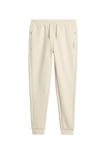 Superdry Damen Schmal geschnittene Sports Tech Jogginghosen Pelikan Beige 38 von Superdry