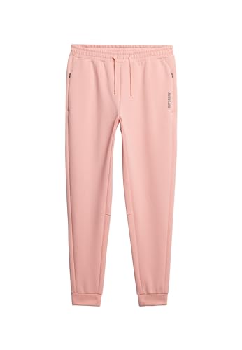 Superdry Damen Schmal geschnittene Sports Tech Jogginghosen Pfirsich Perlrosa 40 von Superdry