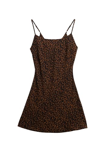 Superdry Damen Schräg geschnittenes Mini-Trägerkleid Leona Leopardenmuster 36 Superdry Damen Schräg geschnittenes Mini-Trägerkleid Leona Leopardenmuster 36 von Superdry