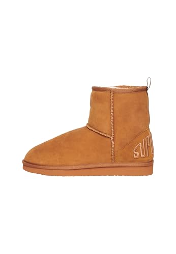 Superdry Damen Sherpa-Stiefeletten aus Wildleder Rotbraun 7-8 Superdry Damen Sherpa-Stiefeletten aus Wildleder Rotbraun 7-8 von Superdry
