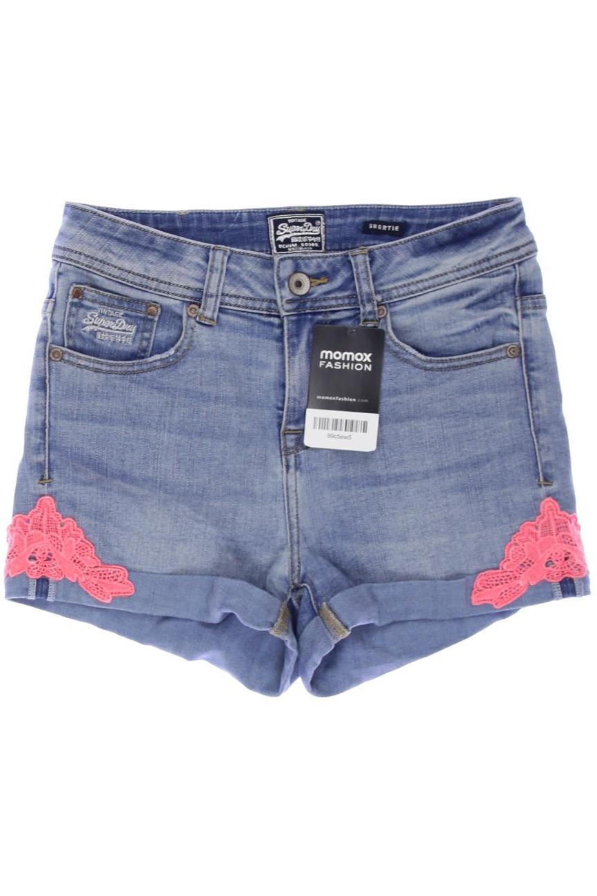 Superdry Damen Shorts, blau von Superdry