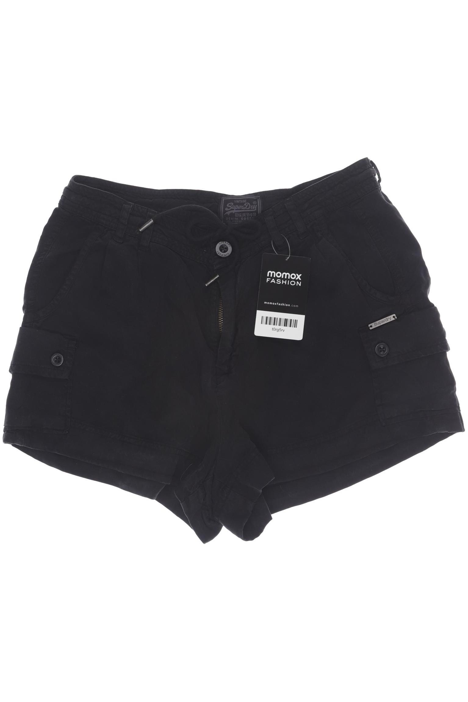 Superdry Damen Shorts, schwarz von Superdry