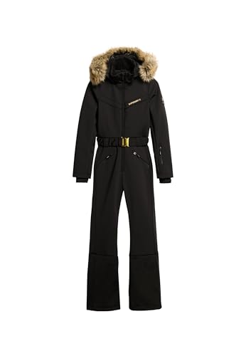 Superdry Damen Skianzug Schwarz 40 von Superdry