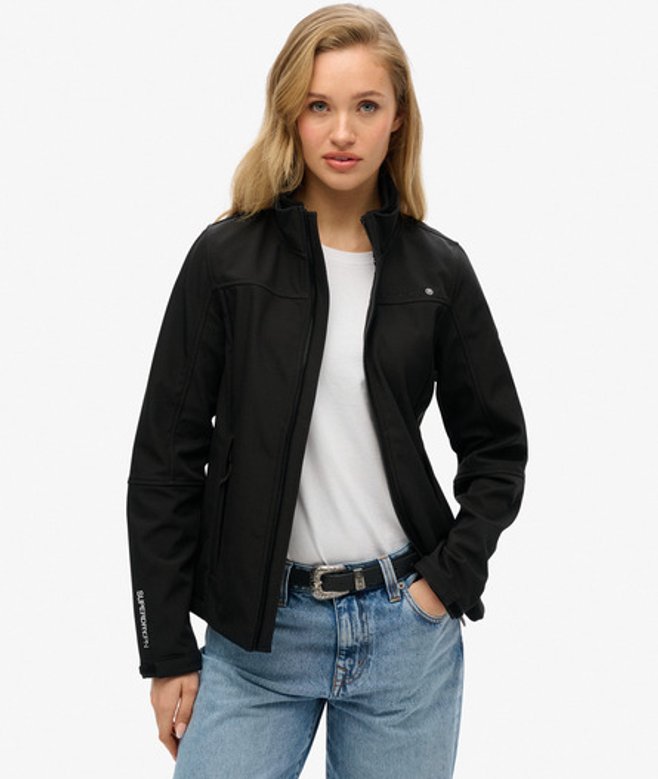 Superdry Damen Softshell Trekker Jacke Schwarz - Größe: 38 Superdry Damen Softshell Trekker Jacke Schwarz - Größe: 38 von Superdry