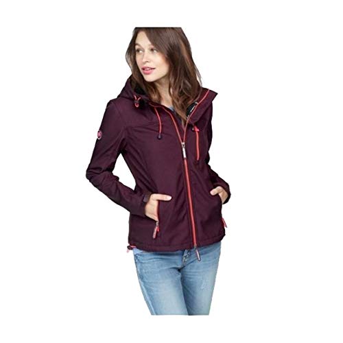 Superdry Damen Softshelljacke Jacke Windtrekker Hooded (XS) von Superdry