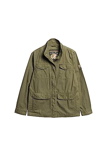 Superdry Damen St Tropez M65 Verzierte Militärjacke Dunkelkaki 40 von Superdry