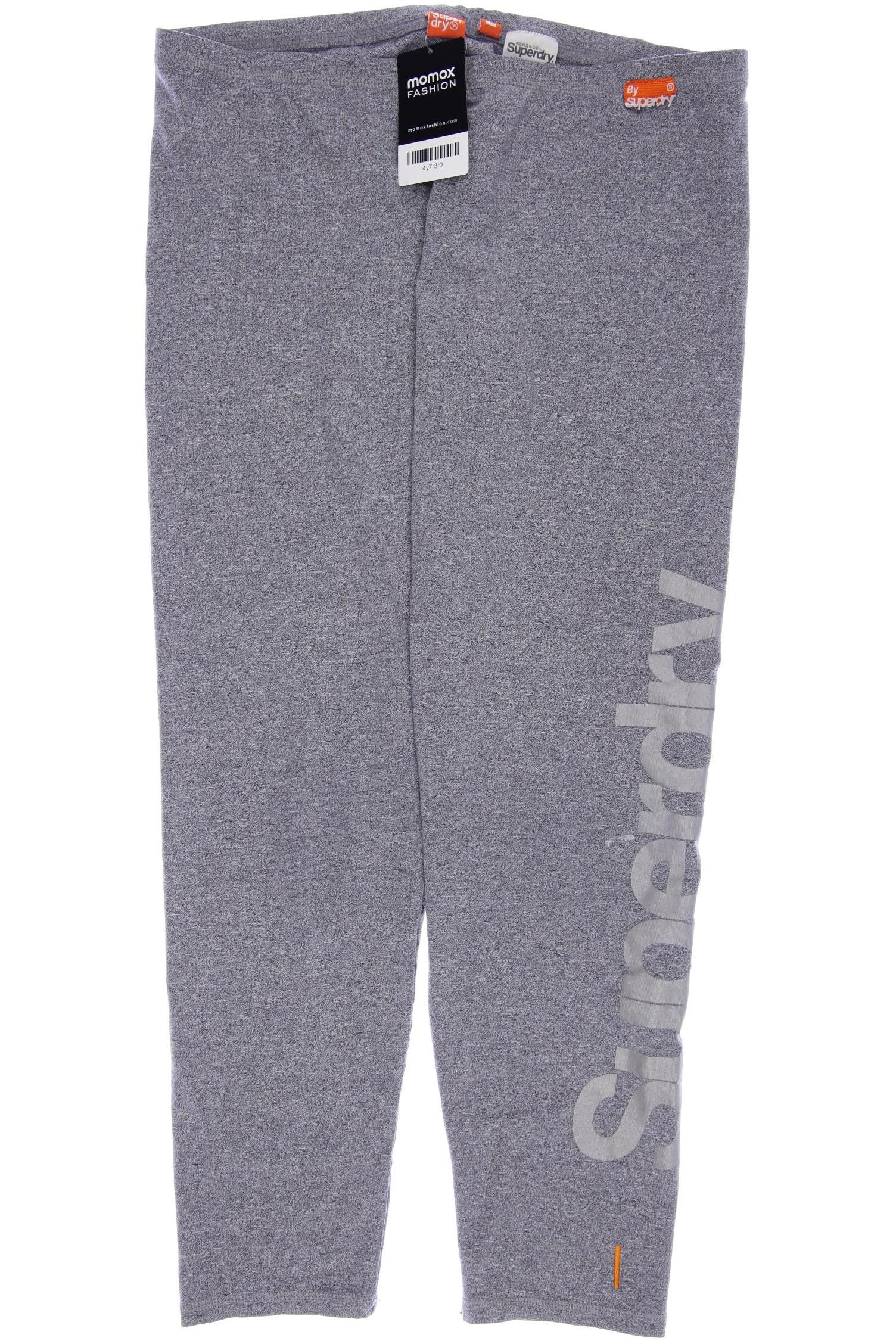 Superdry Damen Stoffhose, grau von Superdry