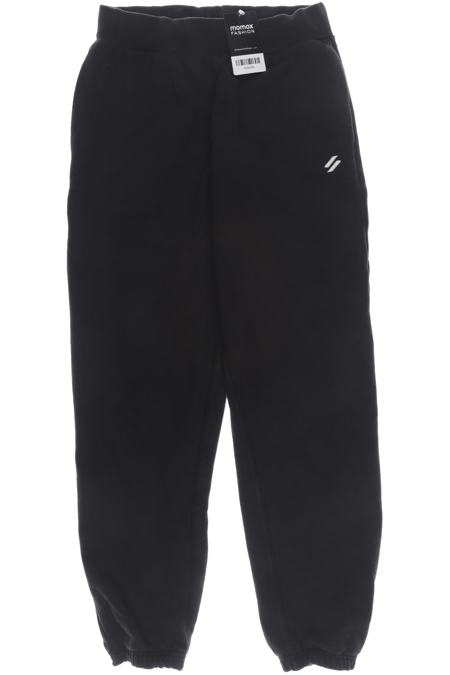 Superdry Damen Stoffhose, schwarz von Superdry