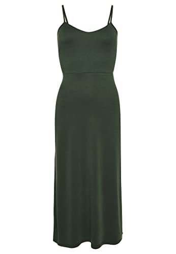 Superdry Damen Studios Jersey Open Back Dress Kleid, Forest Green, 34 von Superdry