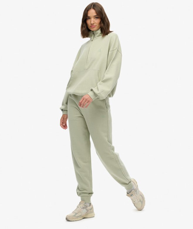 Superdry Damen Studios Jogginghose mit Bündchen Green - Größe: 40 von Superdry