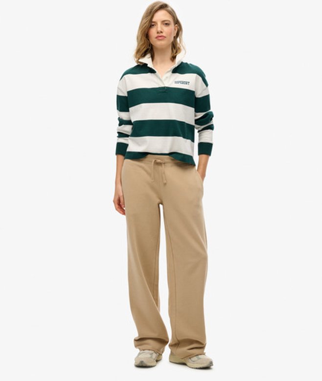 Superdry Women's Studios Jogginghosen Beige - Größe: 44 von Superdry