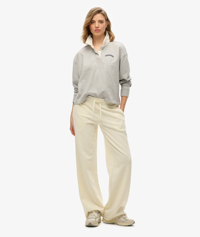 Superdry Women's Studios Jogginghosen Weiß - Größe: 42 von Superdry