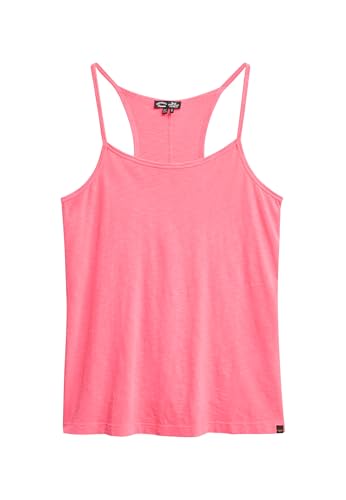 Superdry Damen Studios Tanktop mit Trägern Neon Dunkelpink 40 von Superdry