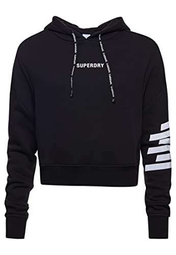 Superdry Damen Sudadera Con Capucha Kapuzenpullover, schwarz, 34 von Superdry