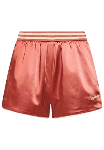 Superdry Damen Suika Racer Shorts Korall Pfirsich 38 von Superdry