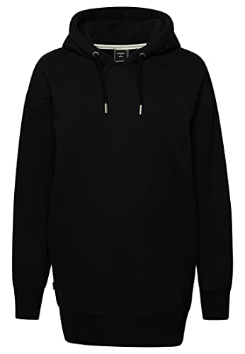 Superdry Damen Sweatkleid mit Logostickerei aus Bio-Baumwolle Schwarz XS/S von Superdry