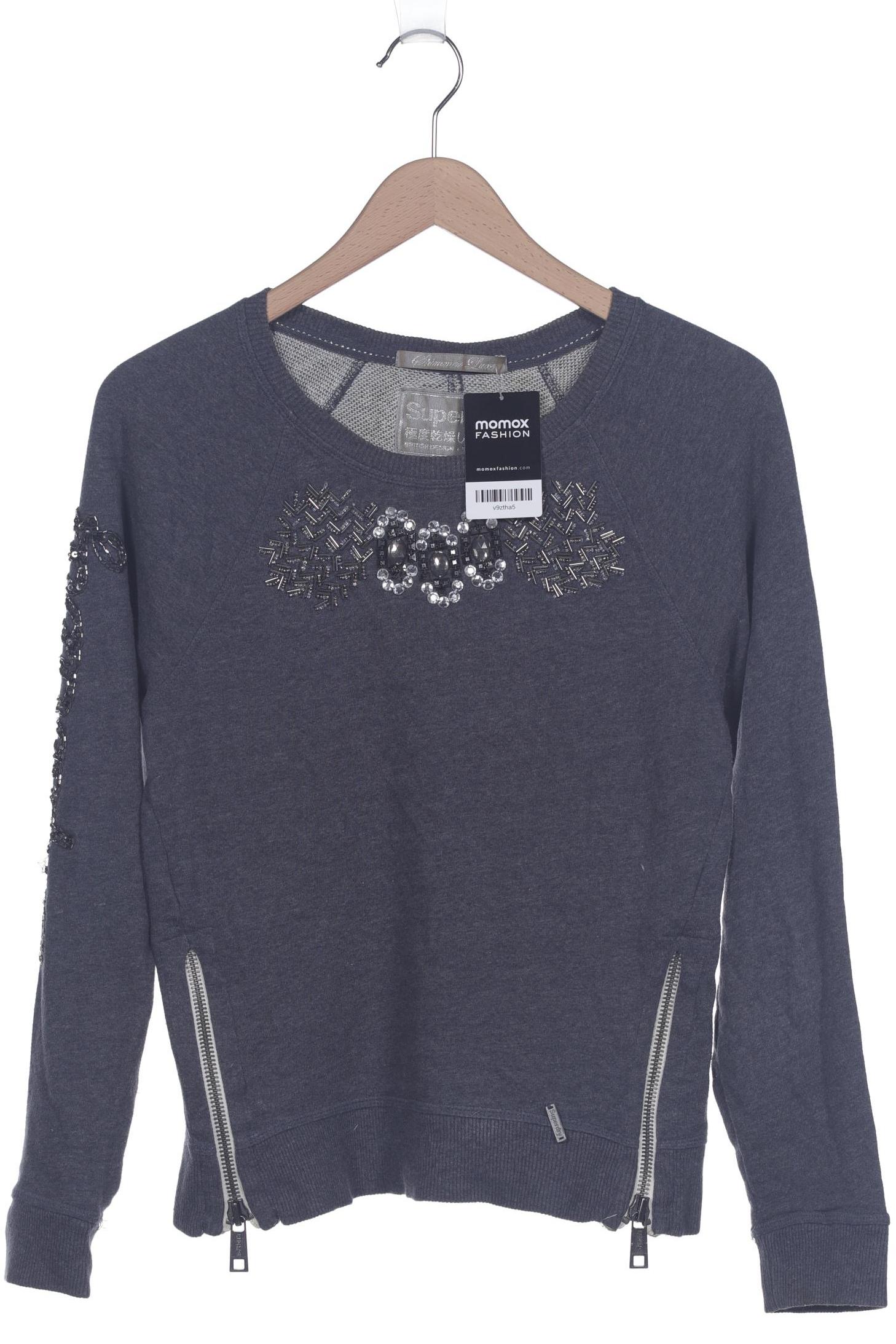 Superdry Damen Sweatshirt, grau, Gr. 34 von Superdry