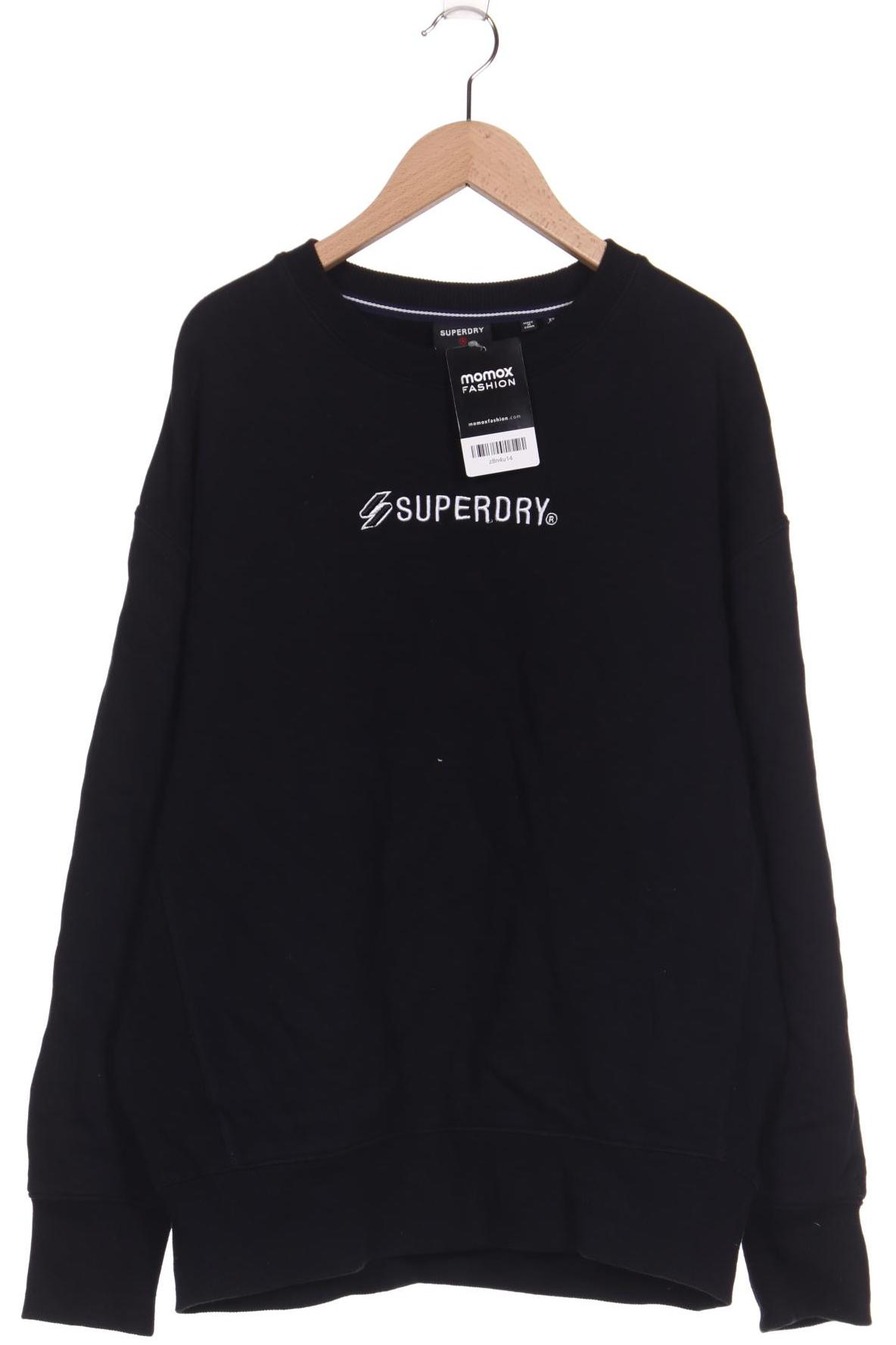 Superdry Damen Sweatshirt, schwarz von Superdry