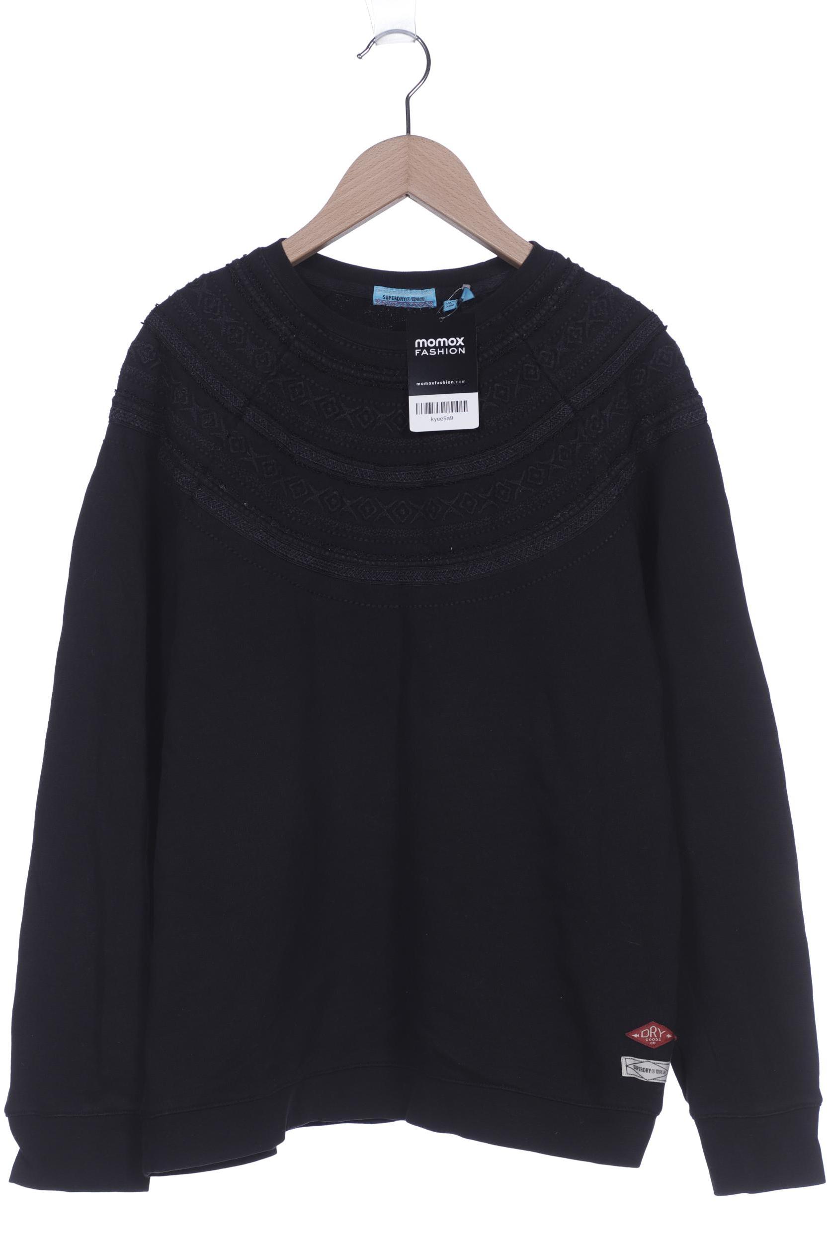 Superdry Damen Sweatshirt, schwarz von Superdry