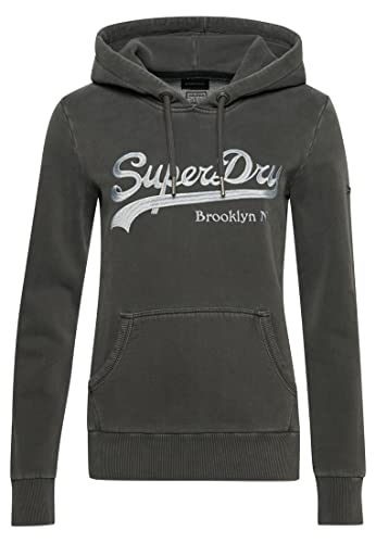 Superdry Damen Sweatshirt hellgrau/basaltgrau 38 von Superdry