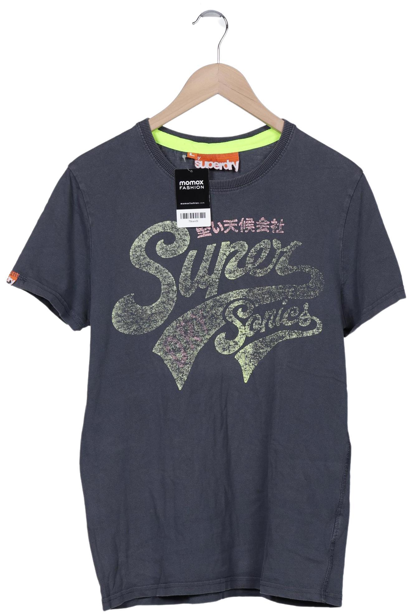 Superdry Damen T-Shirt, grau, Gr. 42 von Superdry