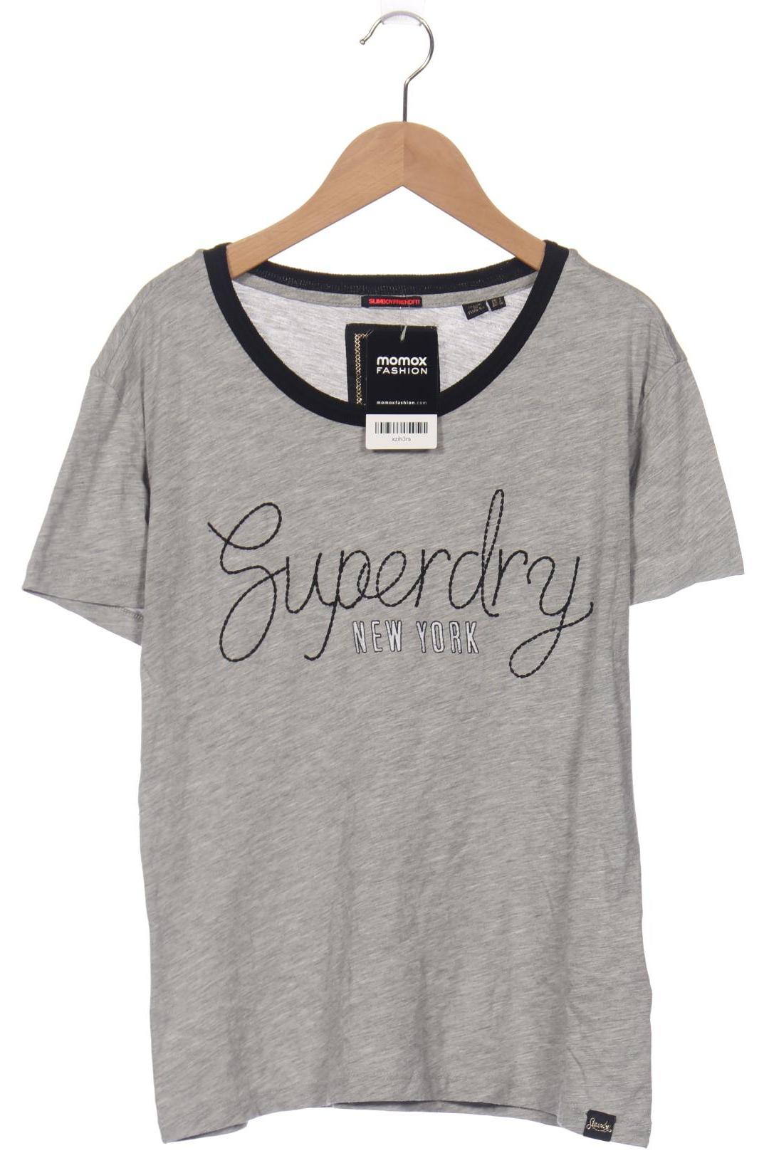 Superdry Damen T-Shirt, grau von Superdry