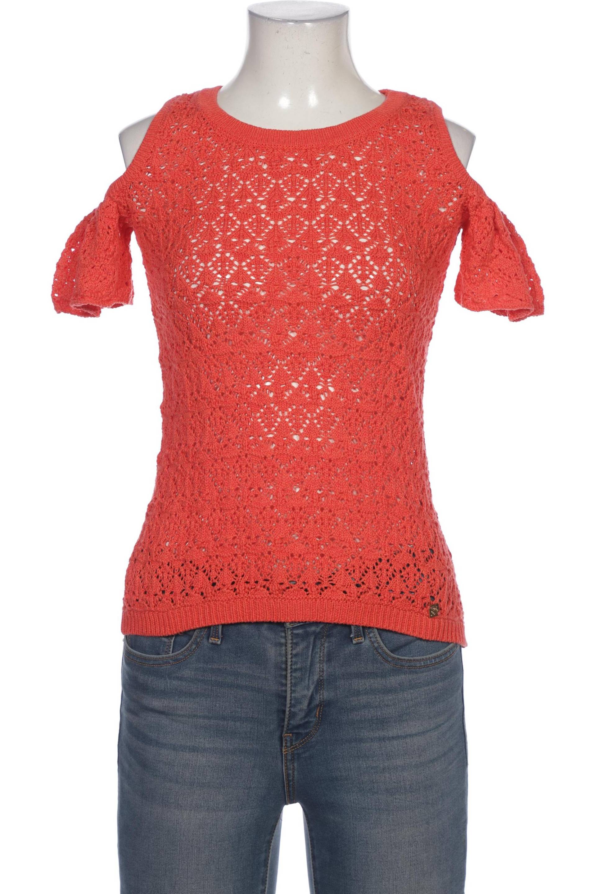 Superdry Damen T-Shirt, orange, Gr. 34 von Superdry