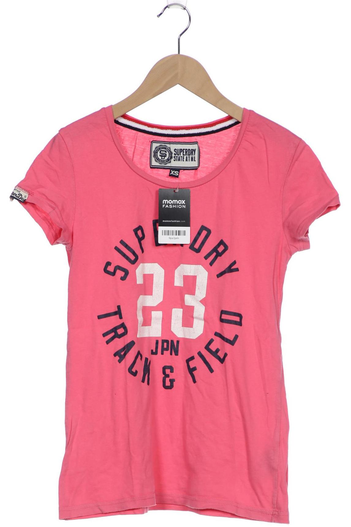 Superdry Damen T-Shirt, pink von Superdry