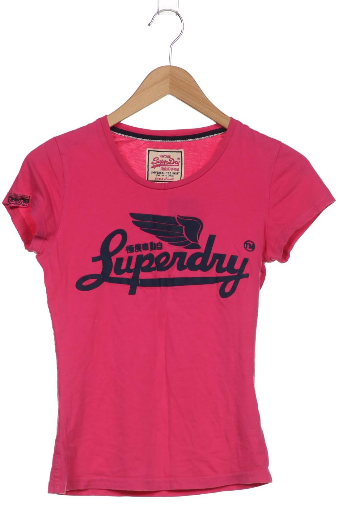 Superdry Damen T-Shirt, pink von Superdry