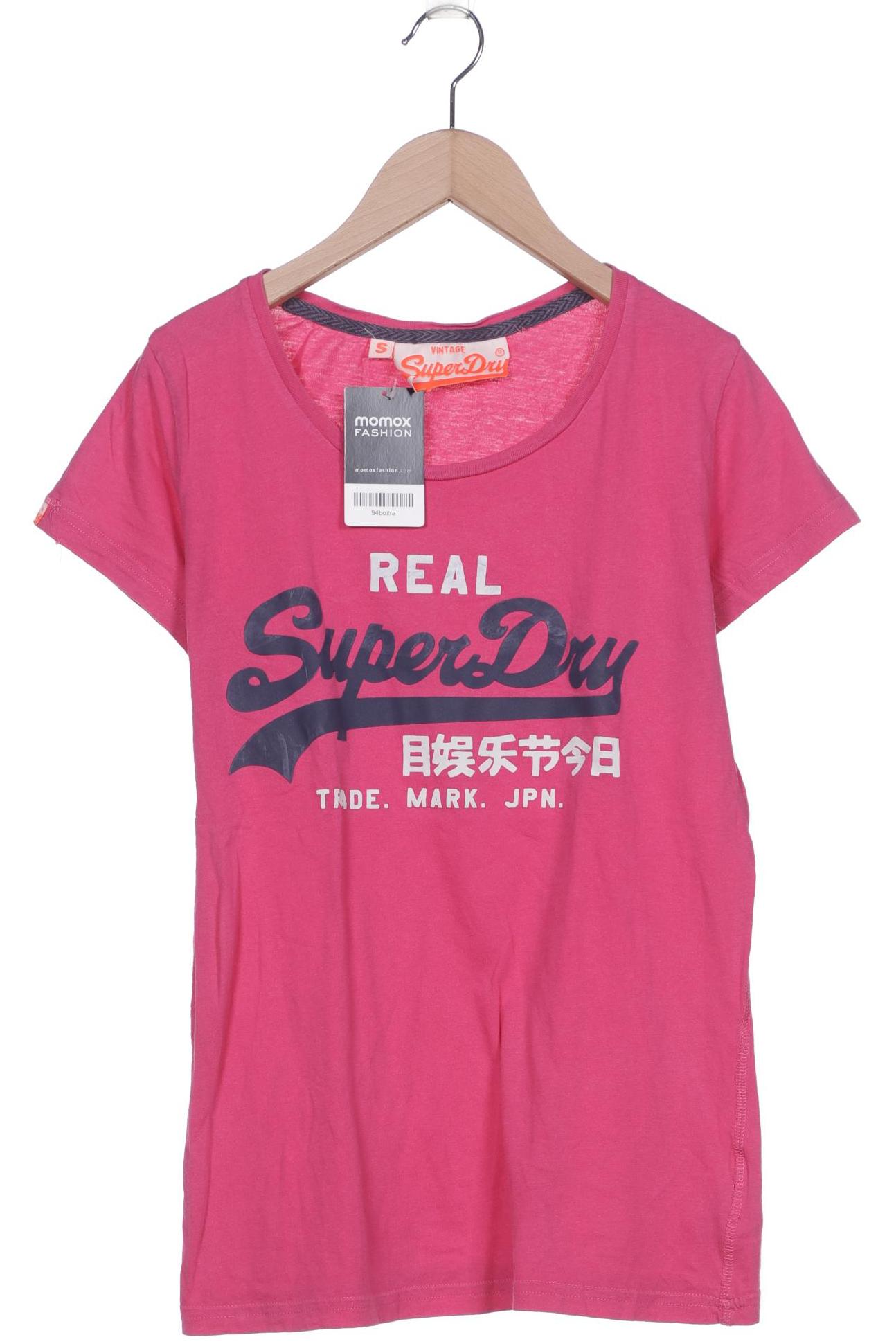 Superdry Damen T-Shirt, pink von Superdry