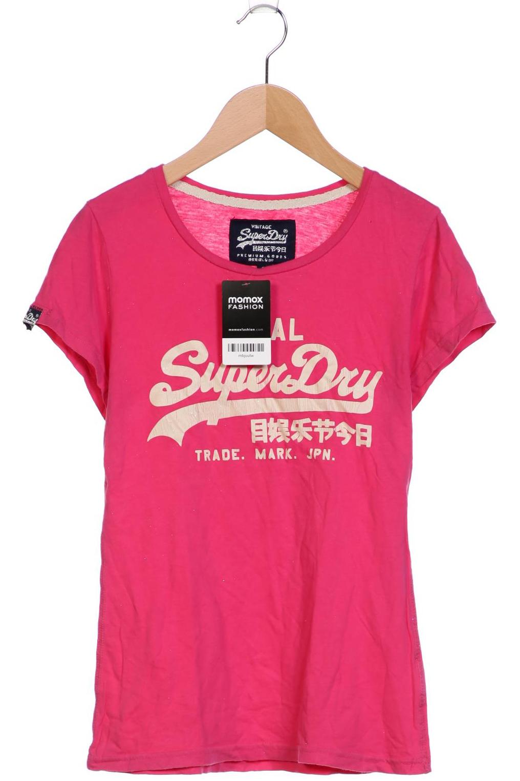 Superdry Damen T-Shirt, pink von Superdry