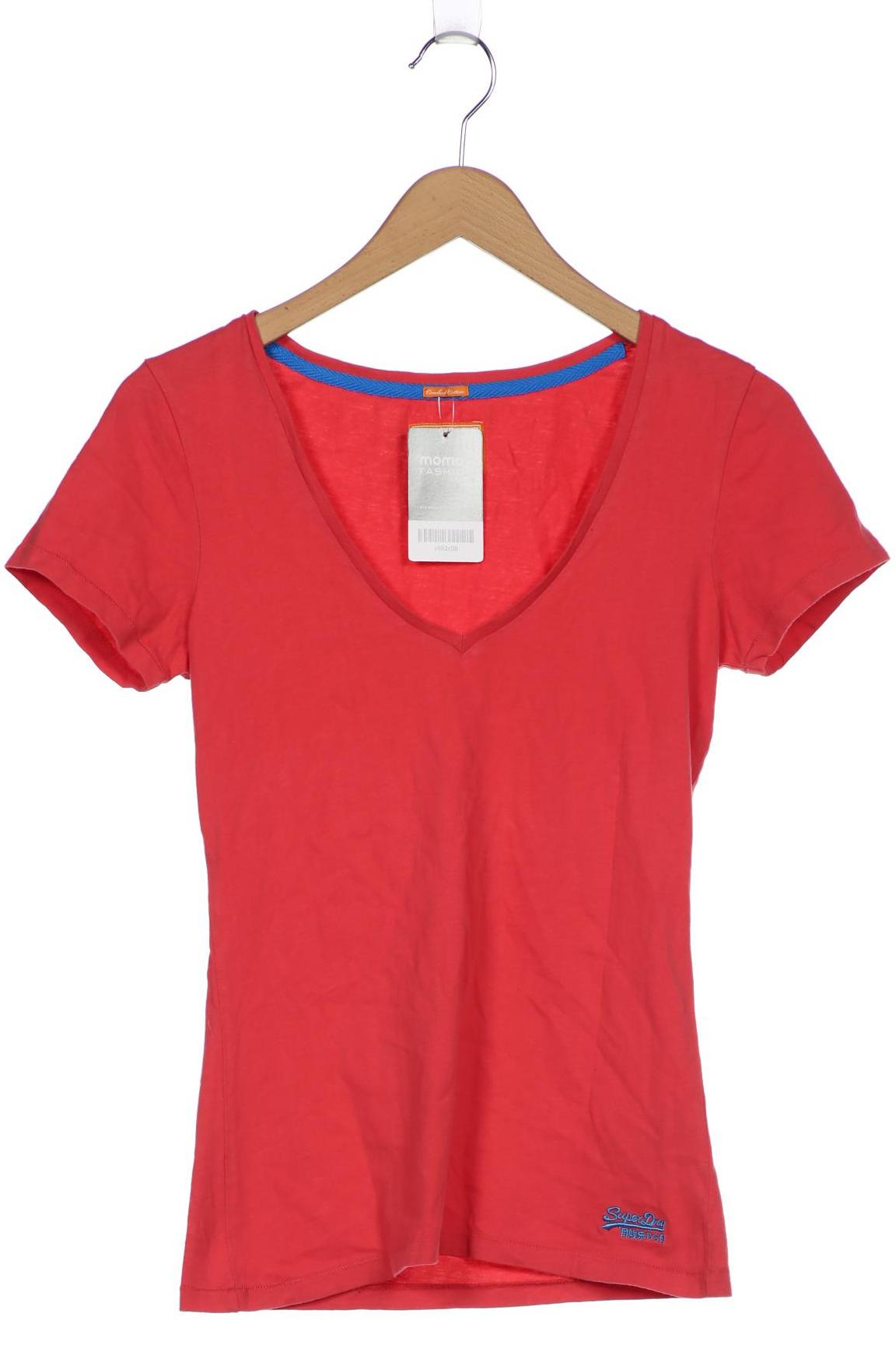 Superdry Damen T-Shirt, rot, Gr. 36 von Superdry